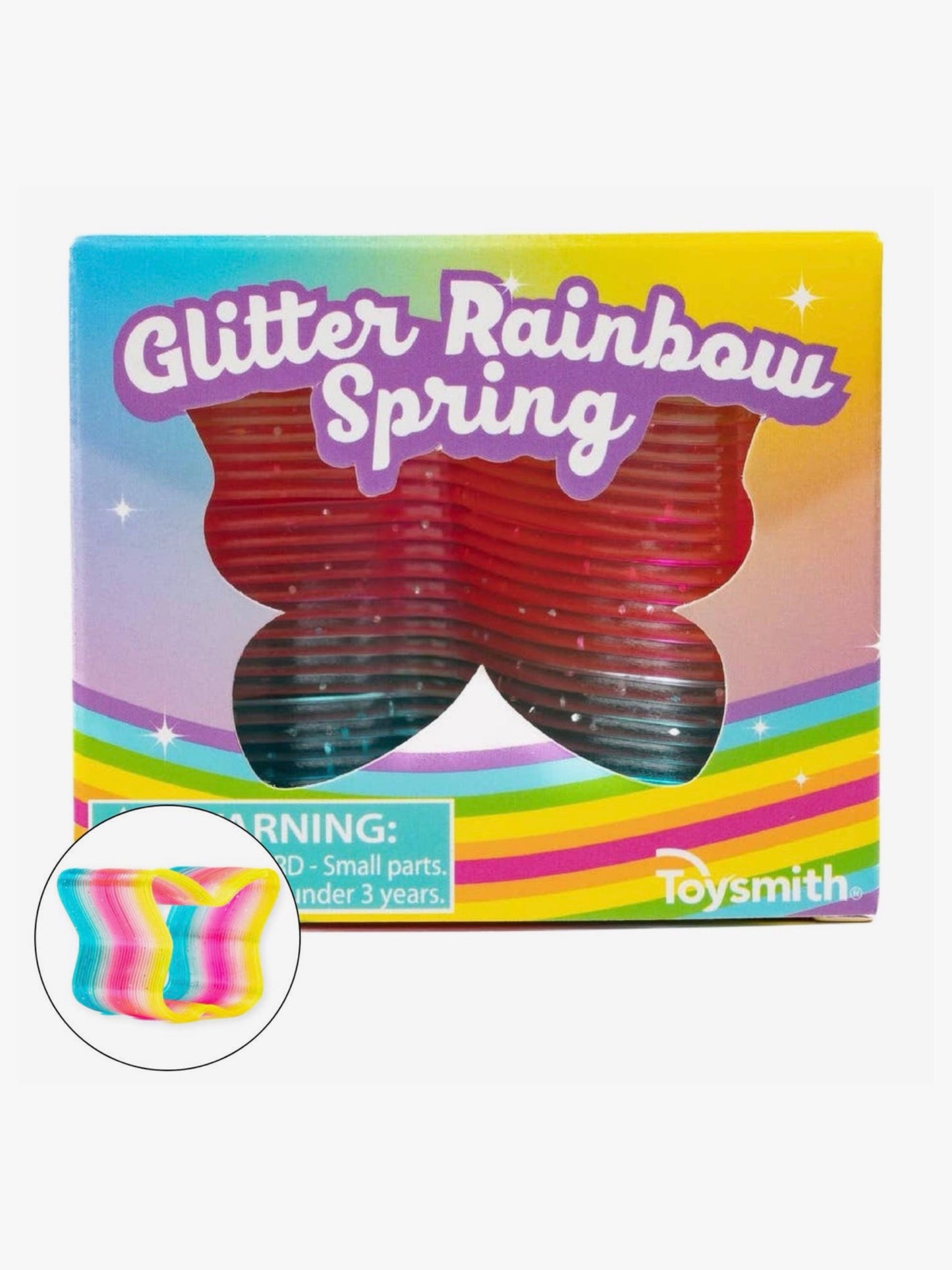 glitter rainbow spring