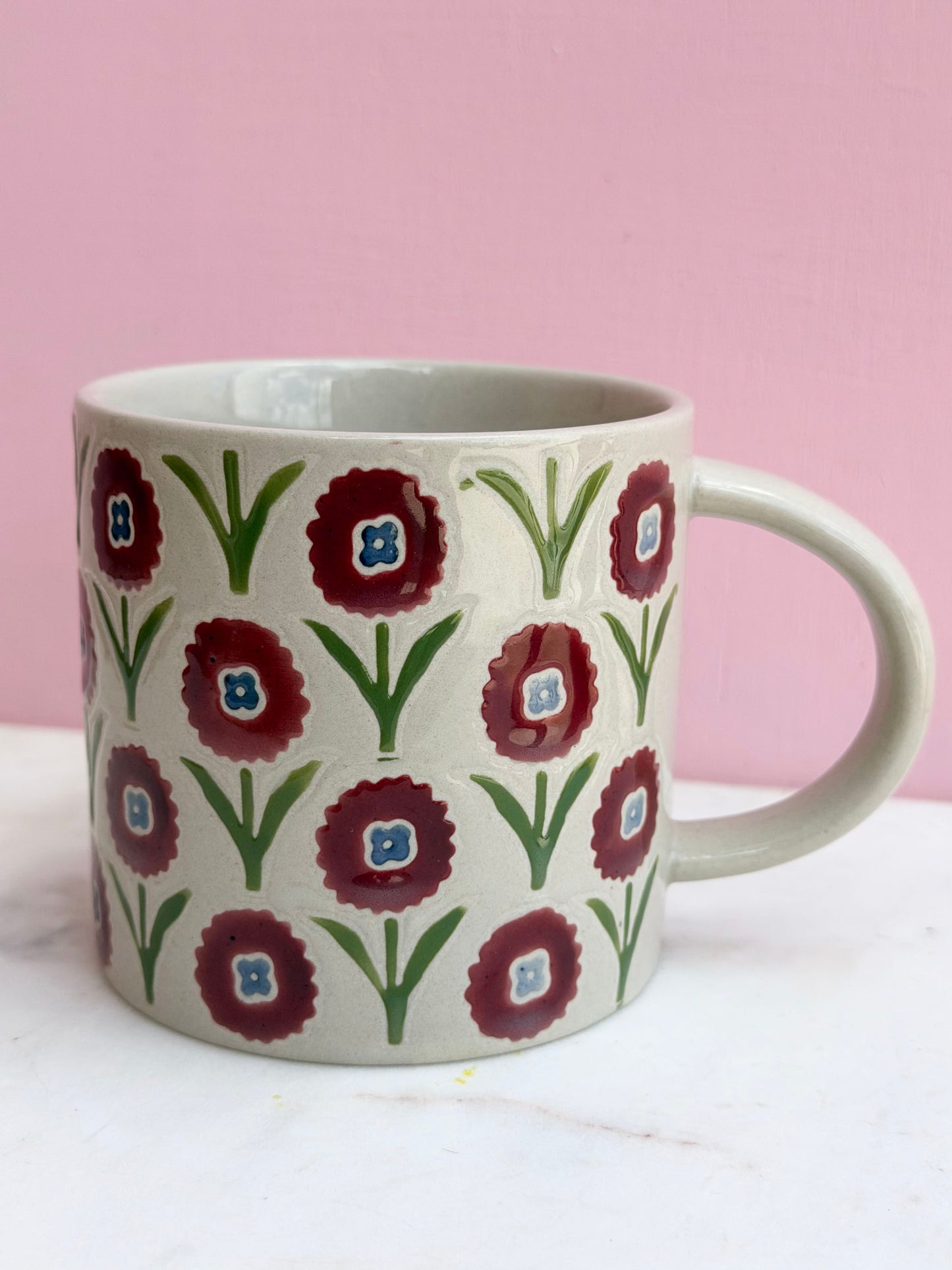 hazel mazel stoneware mug