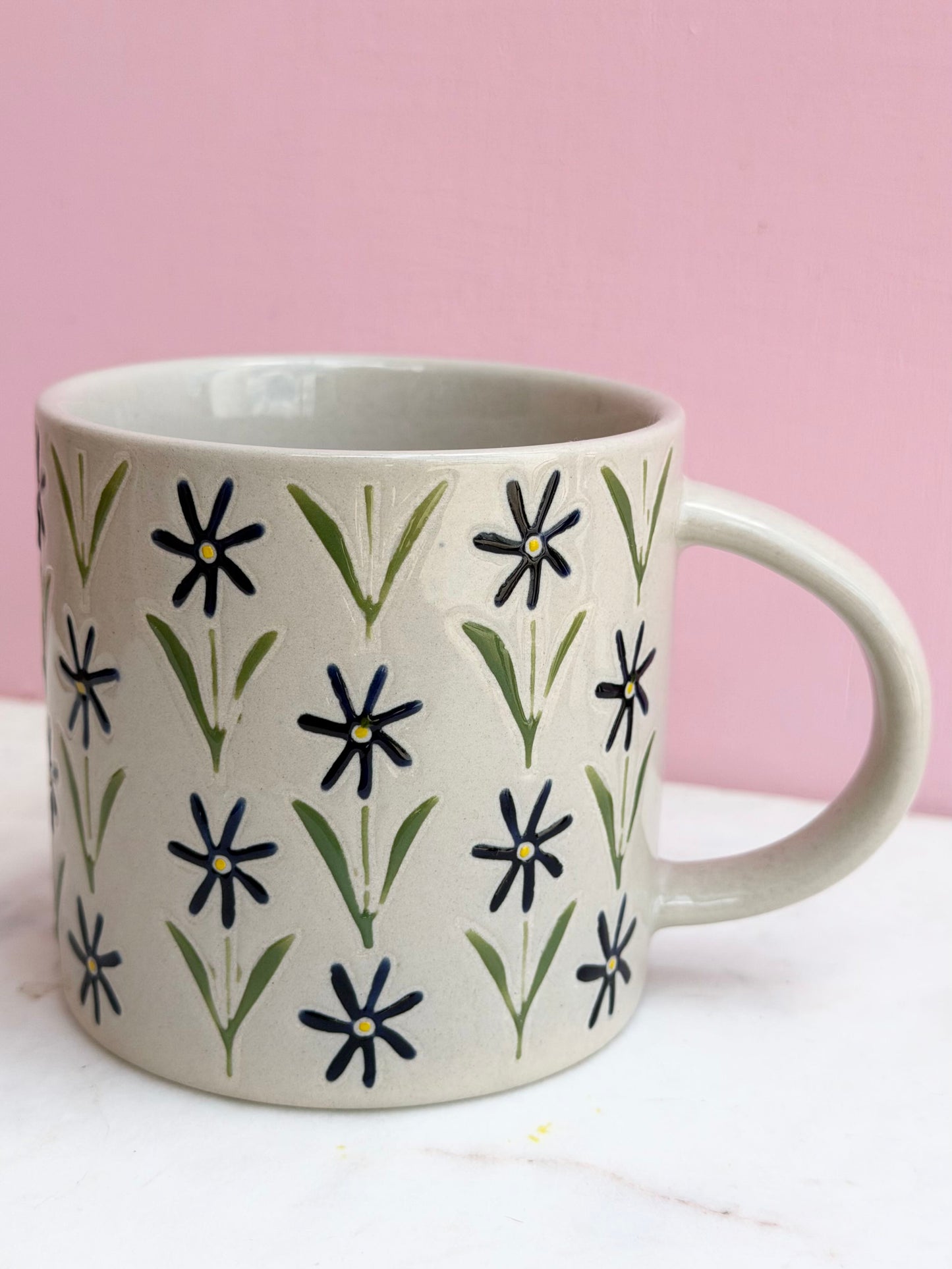 hazel mazel stoneware mug