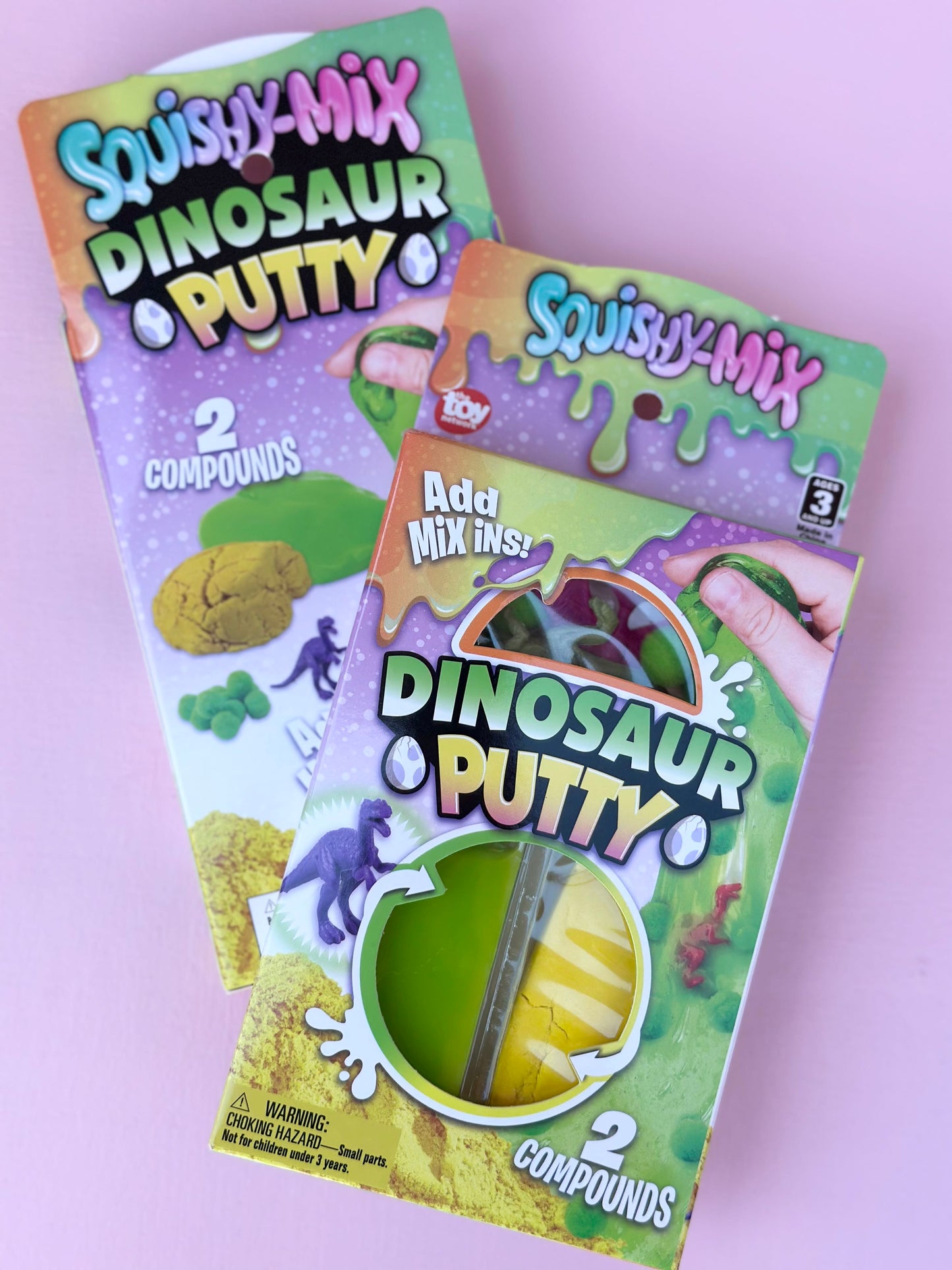 squishy mix dinosaur putty