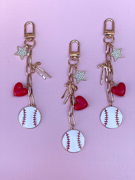 ballpark babe bag charm
