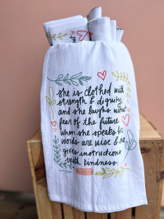 She is clothed with strength
