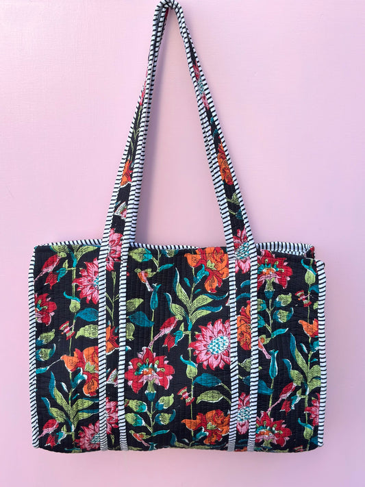 the ivey quilted tote