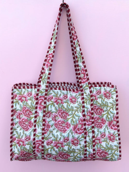 the baker quilted tote