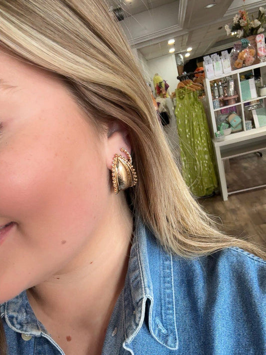 shed no tears earrings