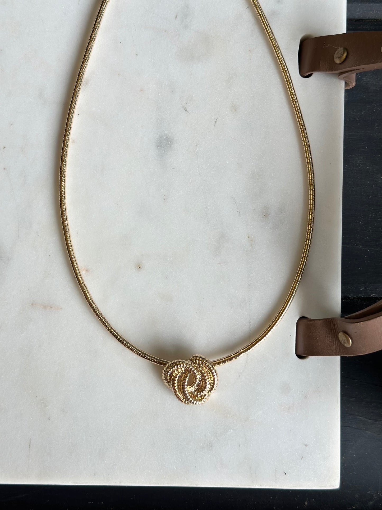 knot your average gold necklace