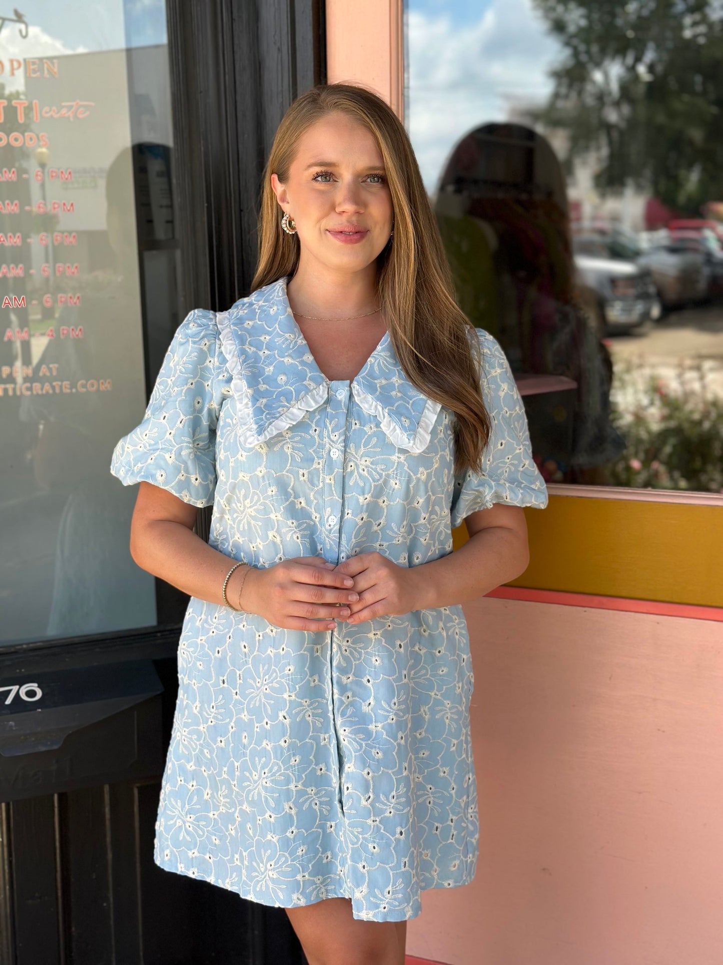 the something blue dress