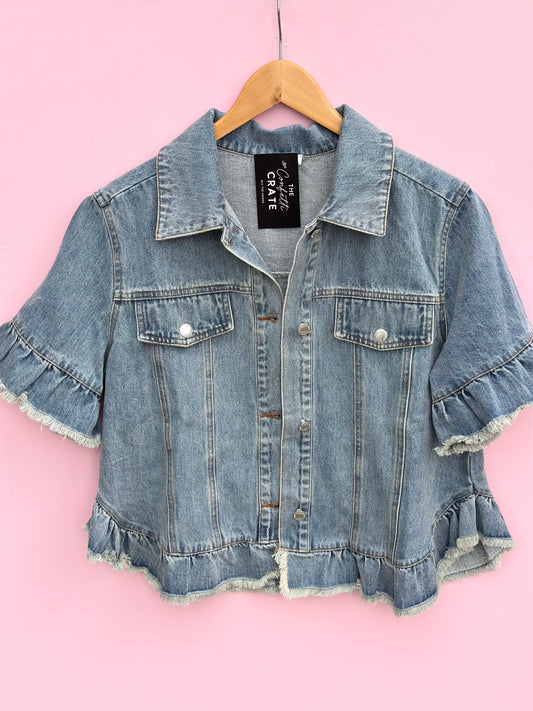 darlin' in denim top