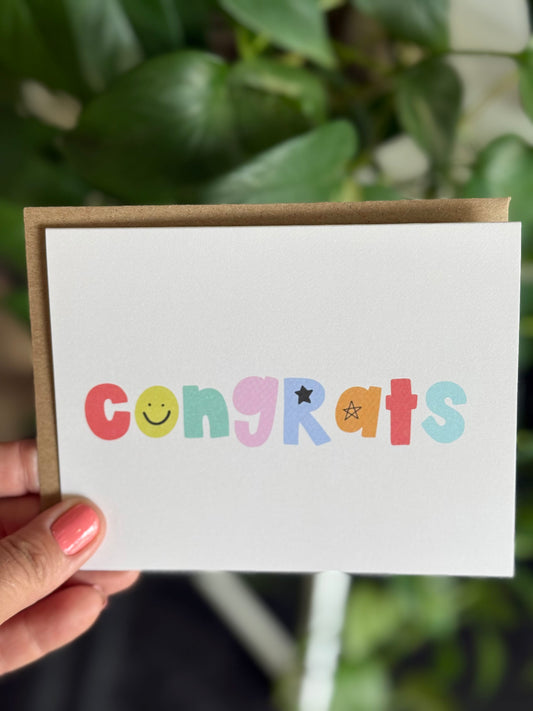 happy congrats card