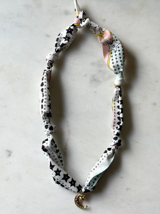 the arden scarf necklace - moon