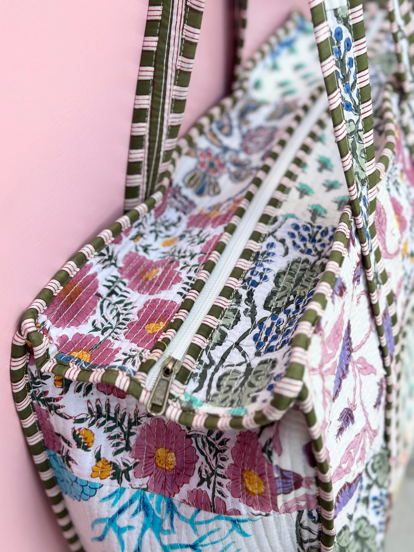 the station quilted totes