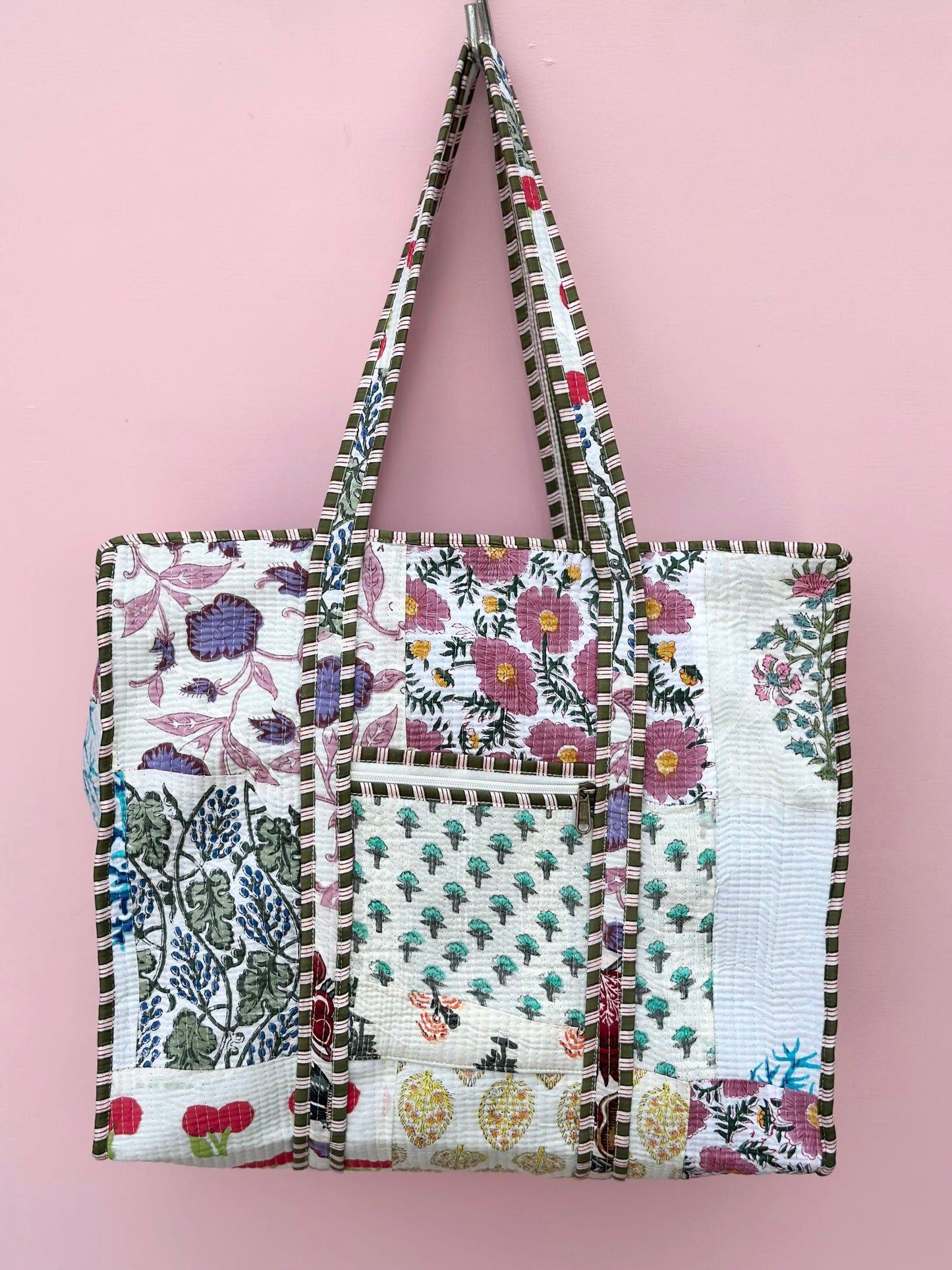 the station quilted totes