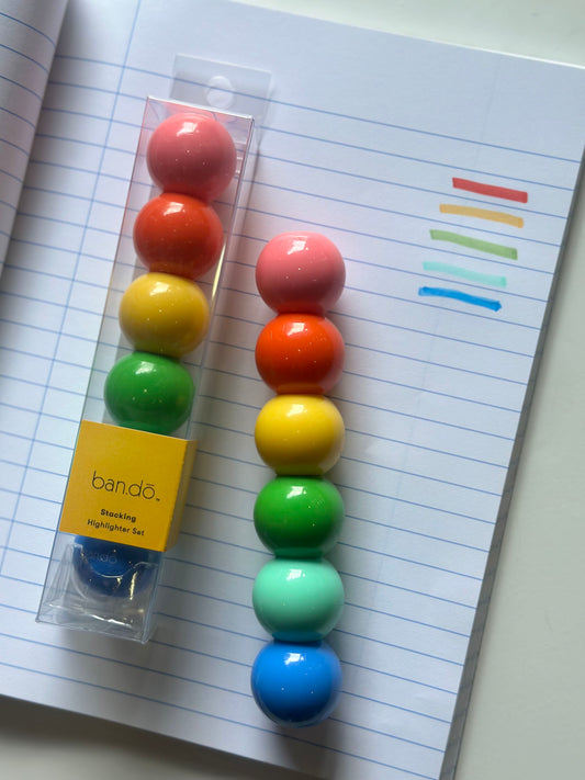 stacking highlighters, shapes