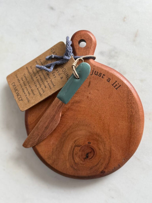 mini wood serving board - just a lil