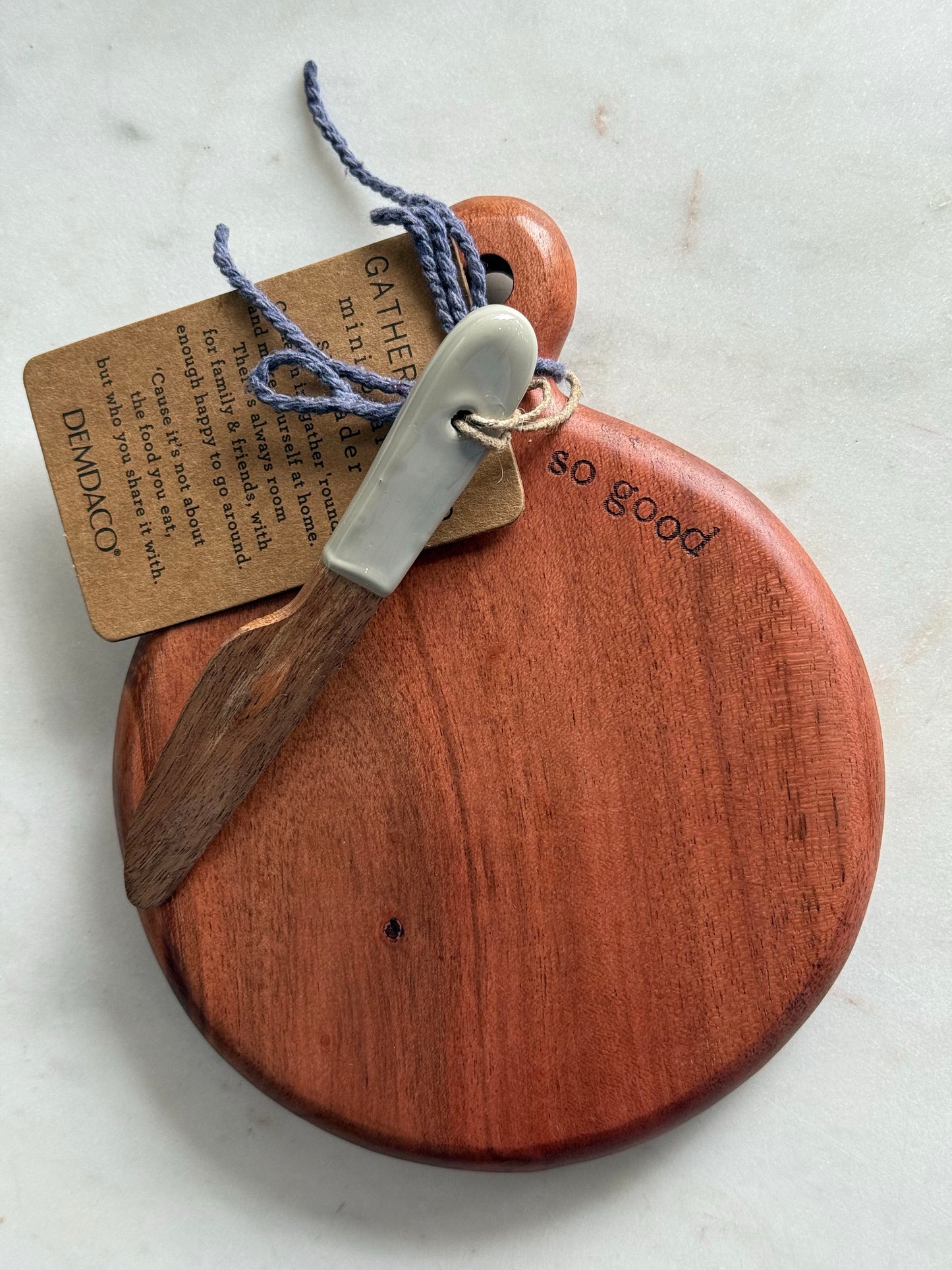mini wood serving board - so good