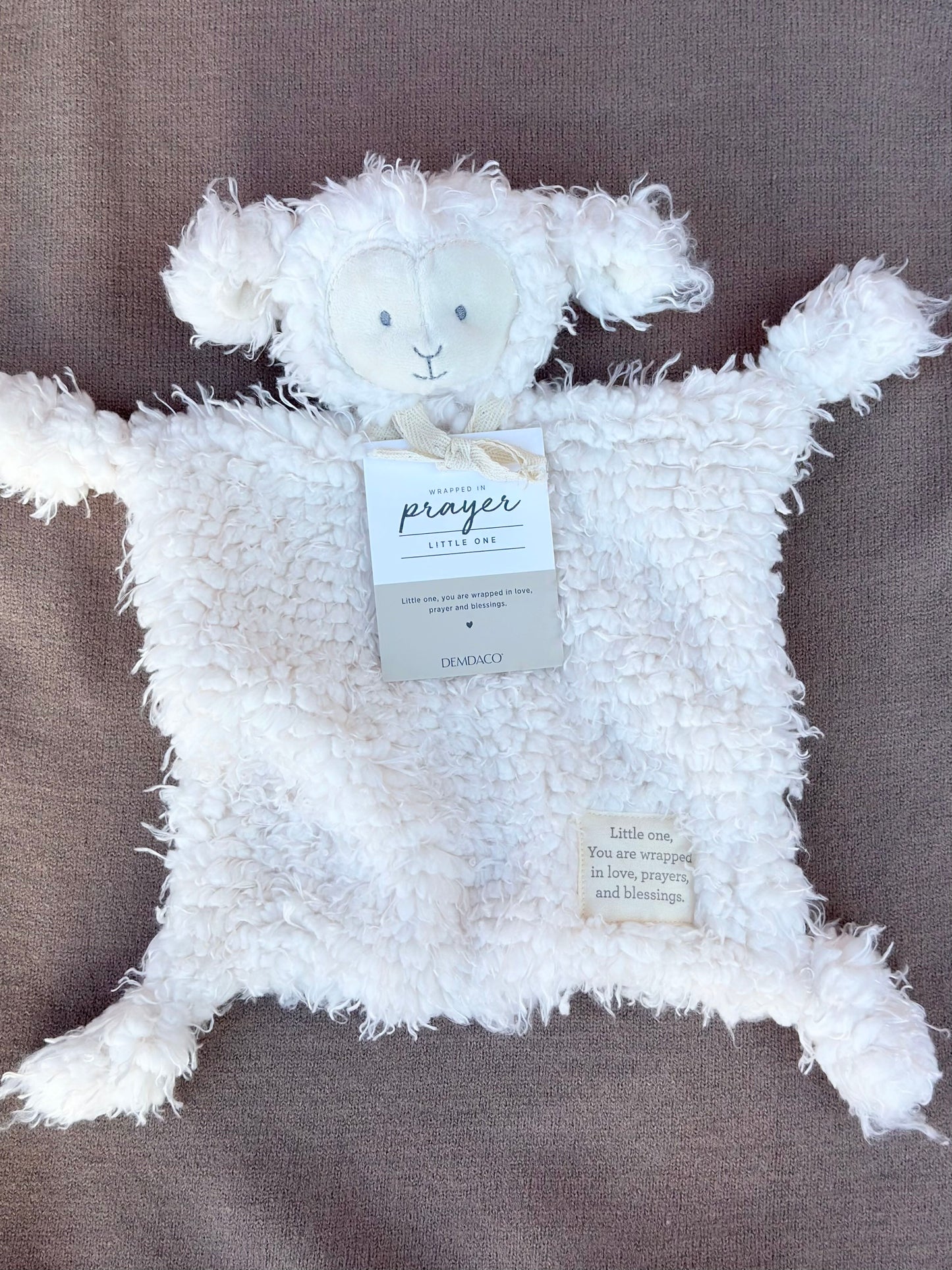wrapped in prayer lamb blankie