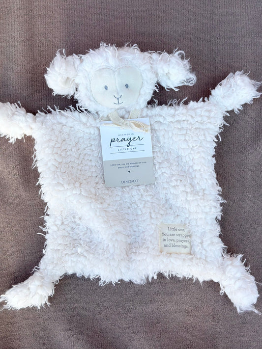 wrapped in prayer lamb blankie