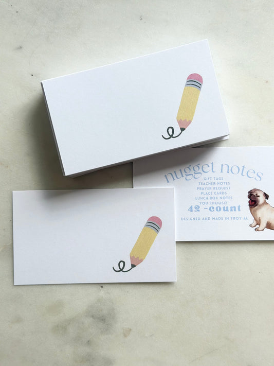nugget notes - pencil squiggle