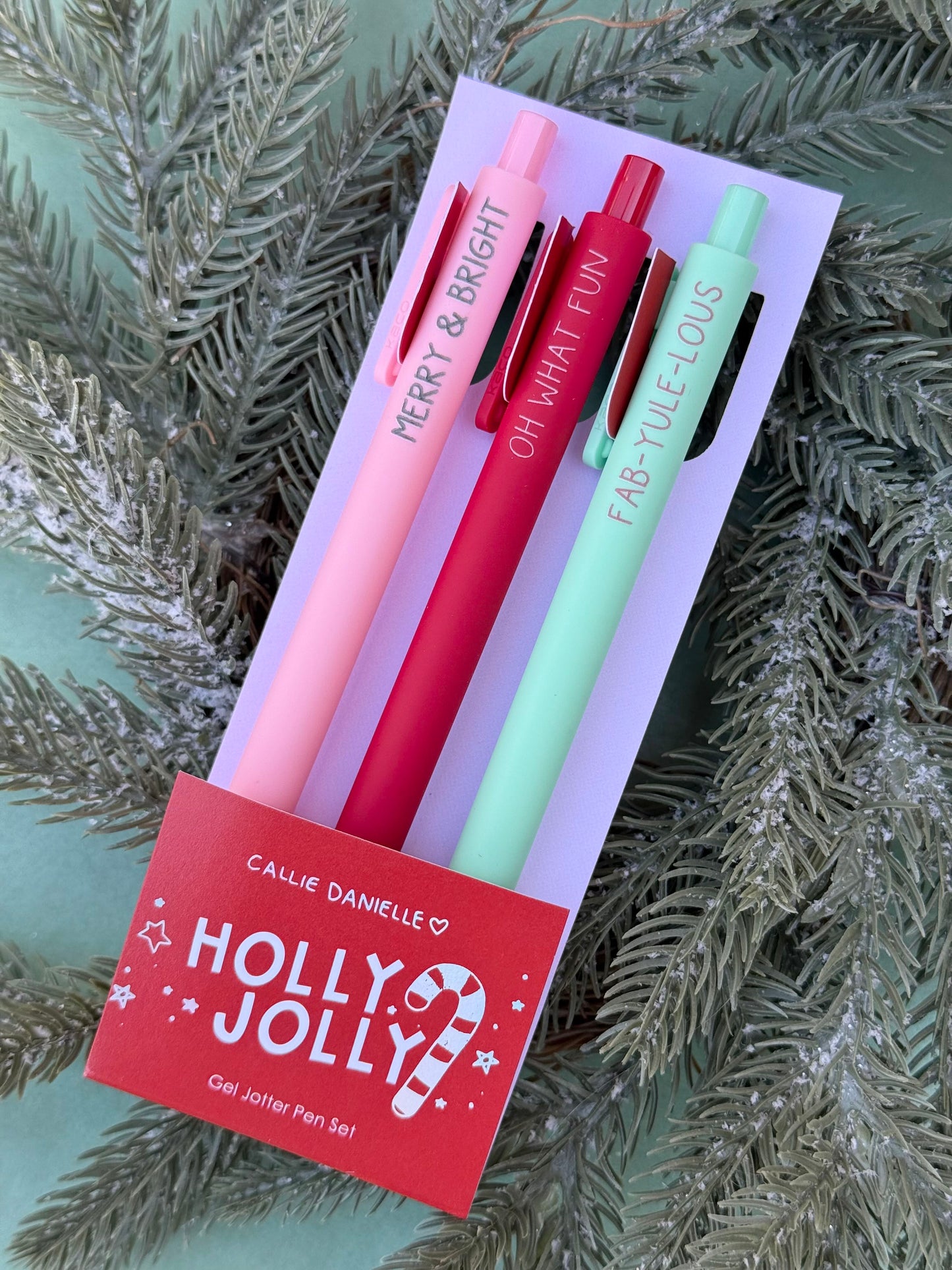 Holly Jolly pen set