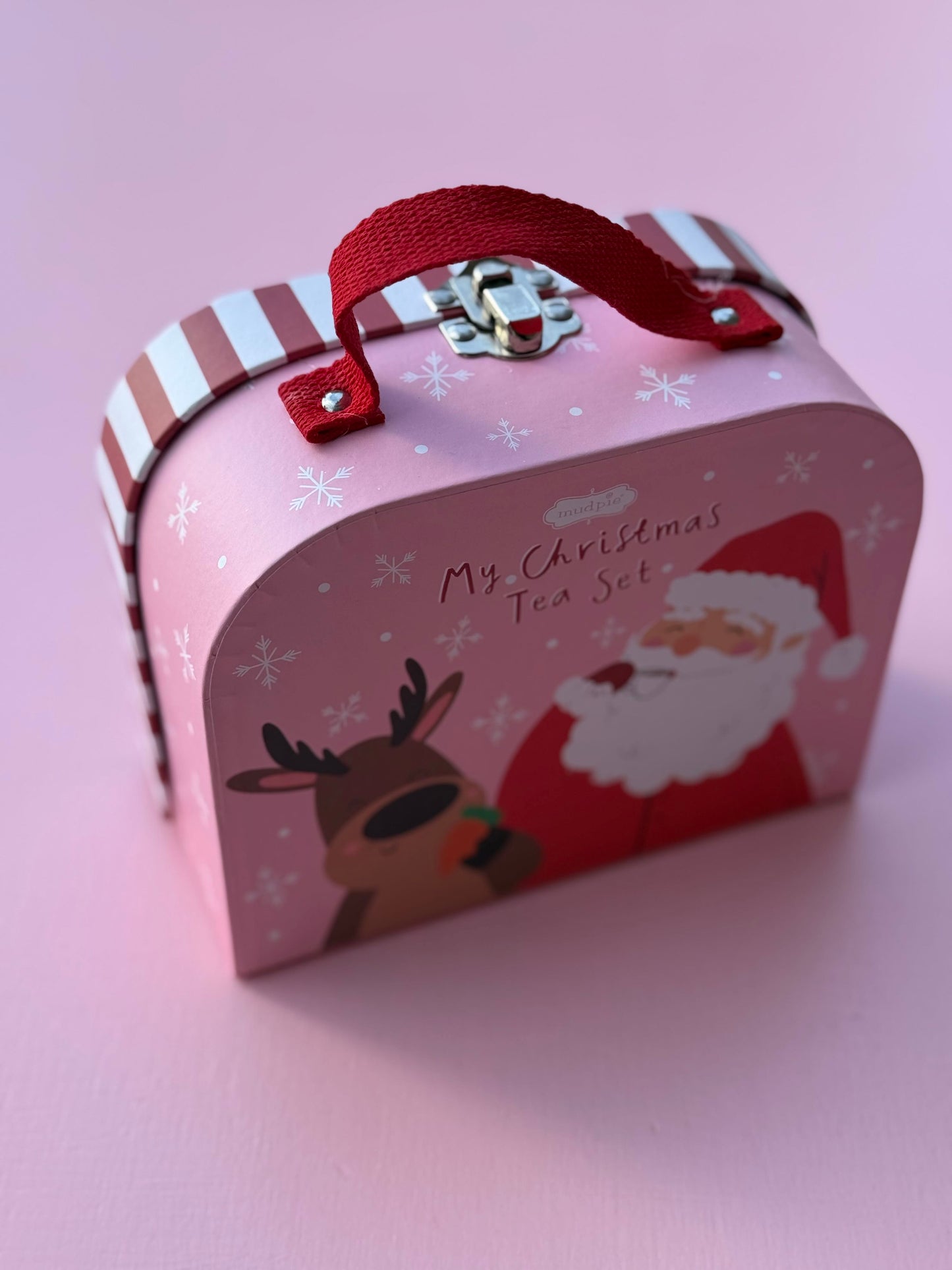 Christmas tea suitcase set