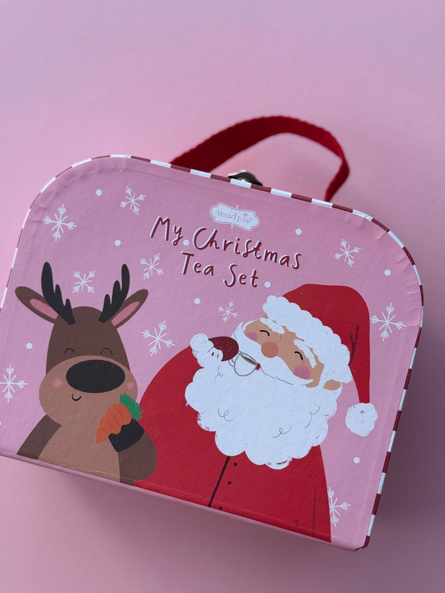Christmas tea suitcase set