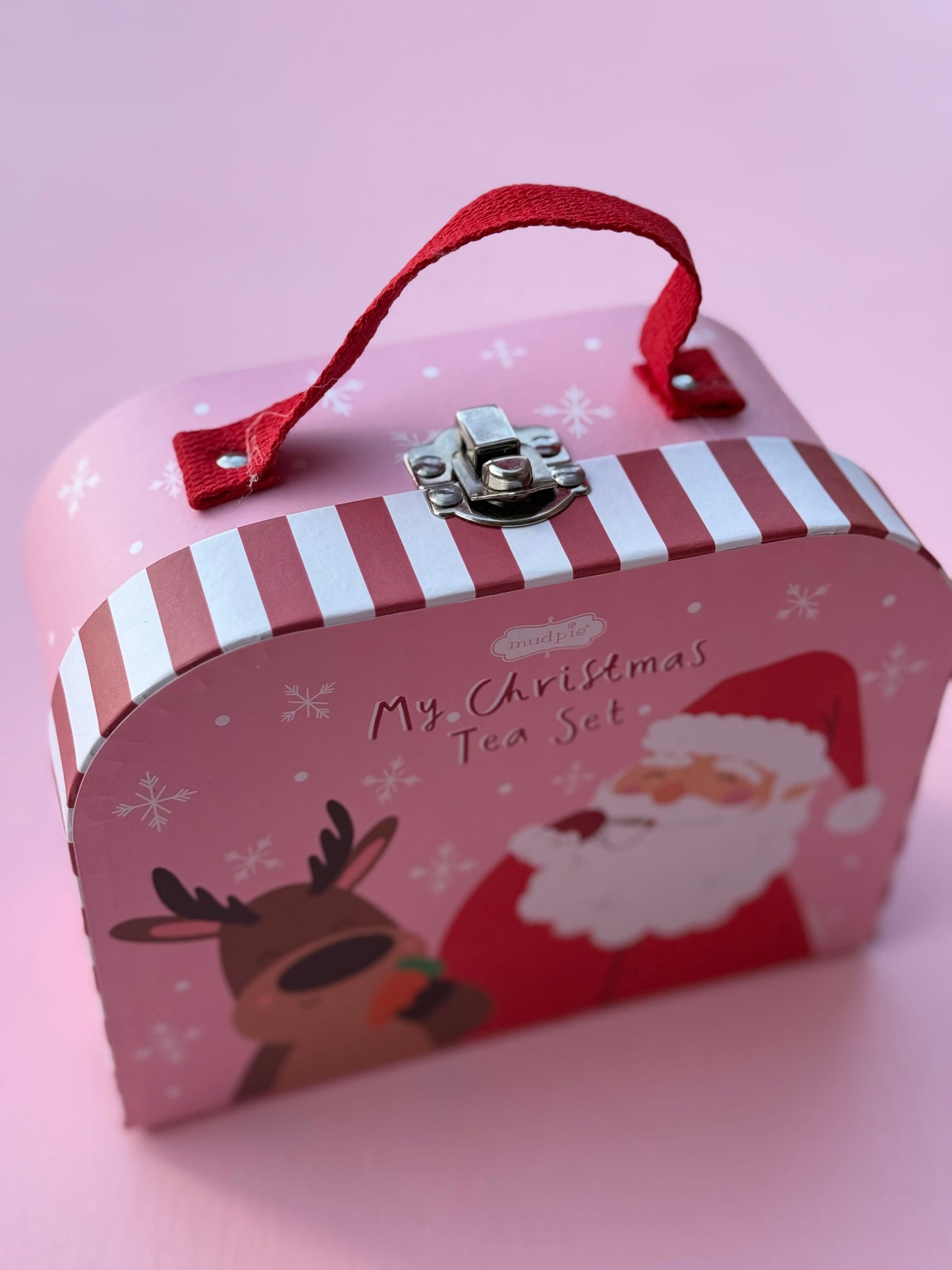 Christmas tea suitcase set