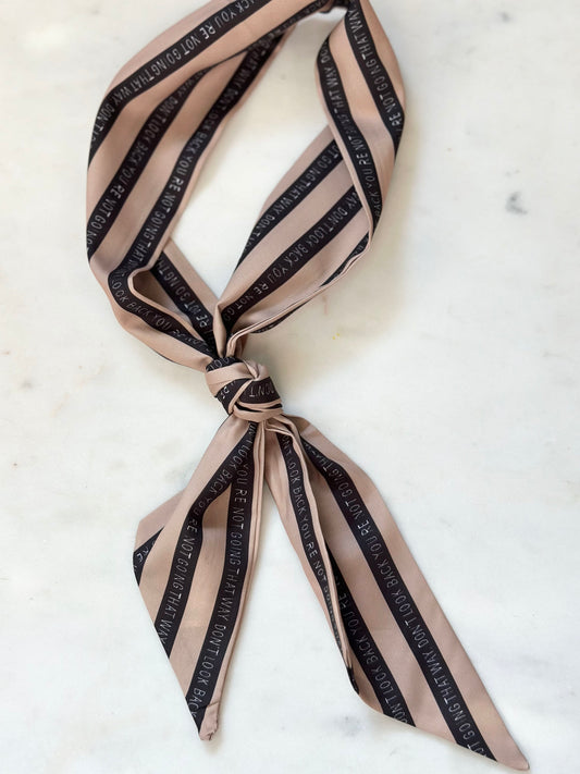 dont look back twilly scarf