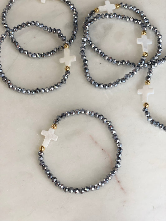 the stell cross bracelet