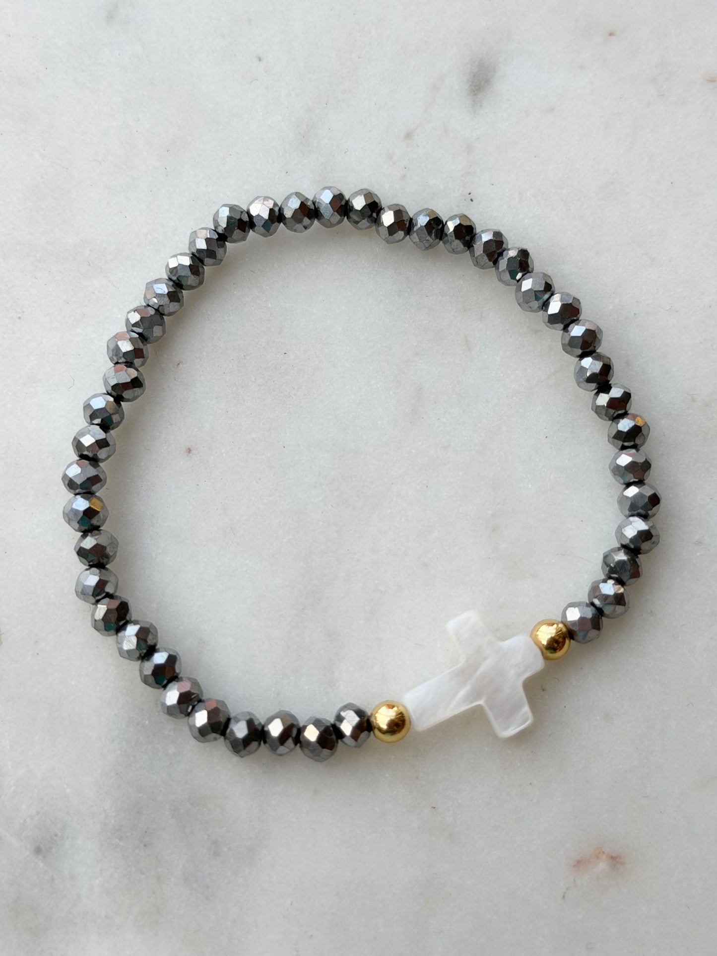 the stell cross bracelet
