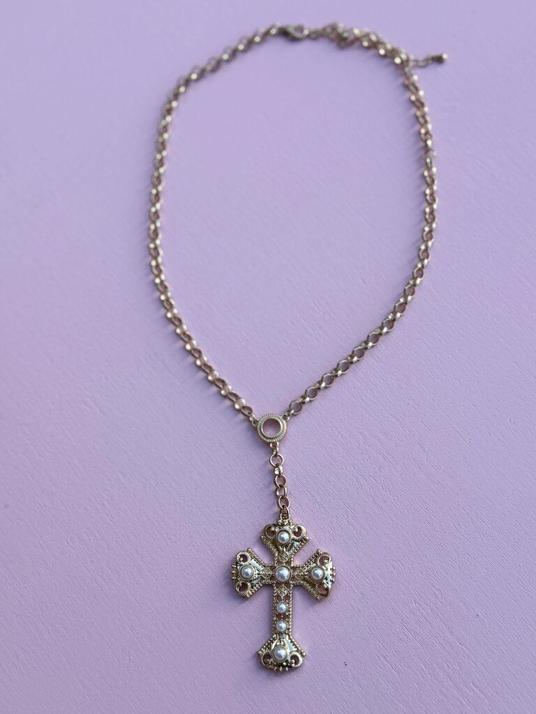 the cale cross necklace