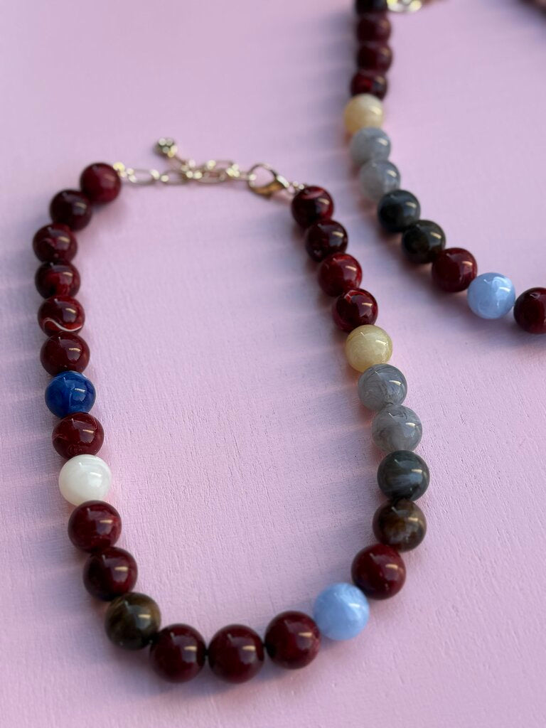 the mitchell beaded necklace