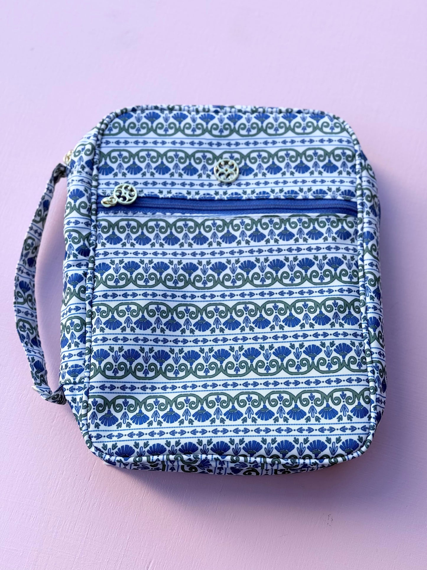 bible cover - floral foulard