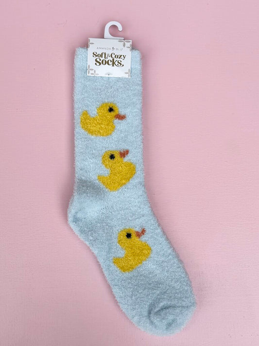 soft and cozy socks - ducks