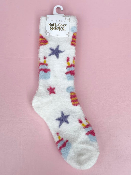 soft and cozy socks - birthday
