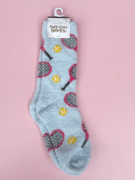 soft and cozy socks - tennis