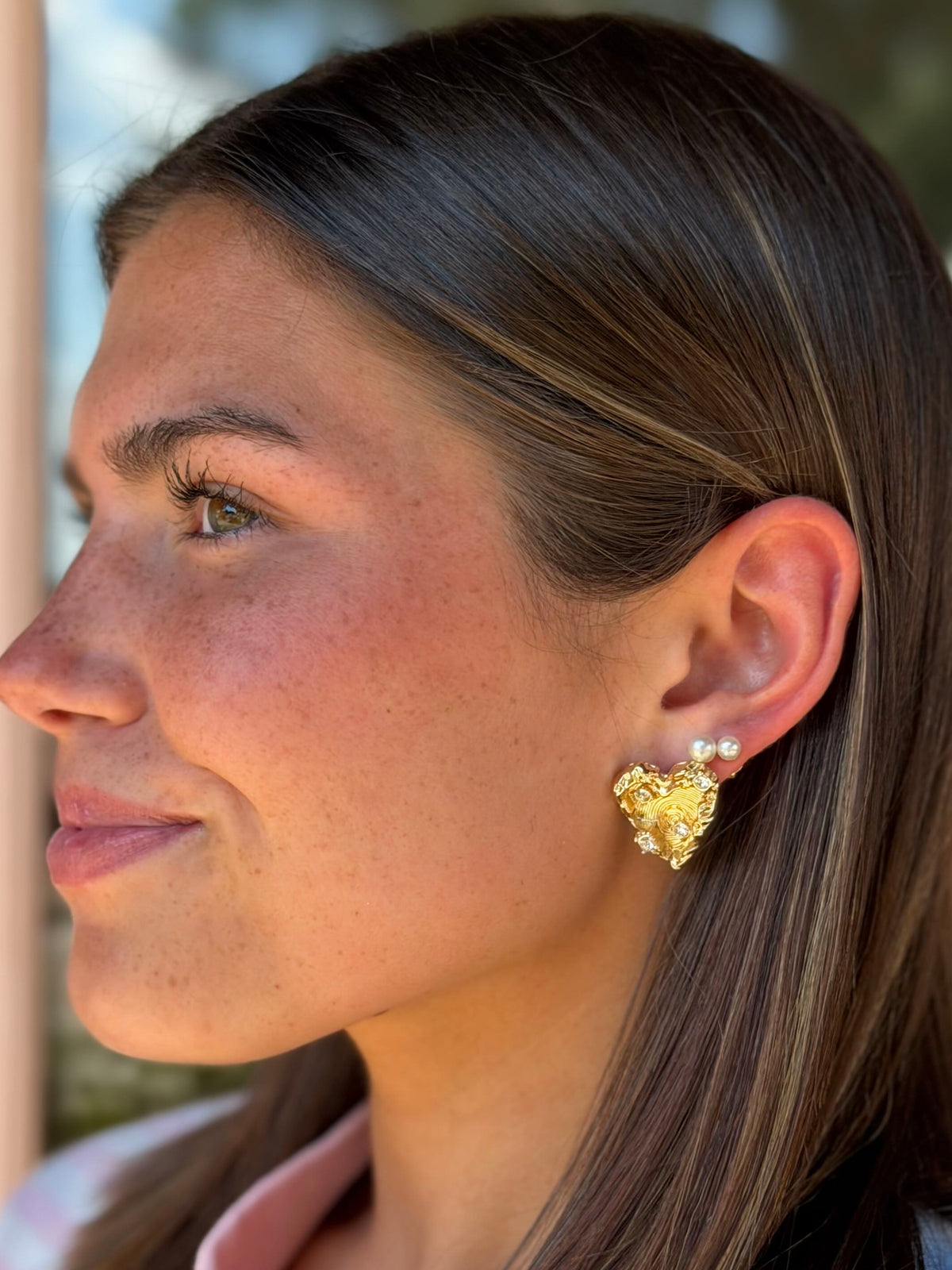 heart of gold earrings
