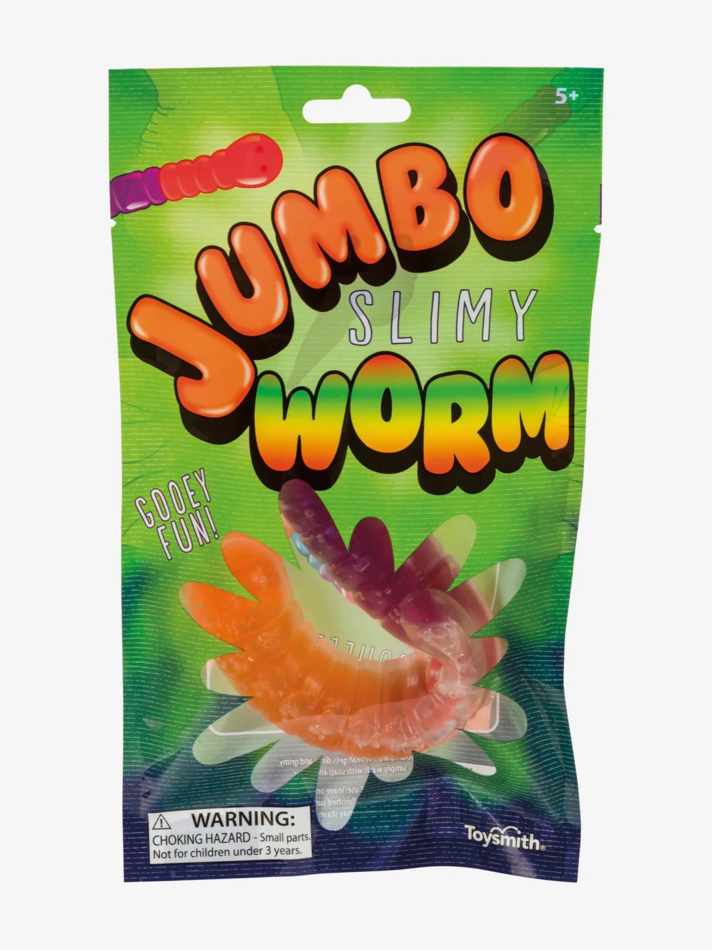 jumbo slimy worm stretchy squishy toy