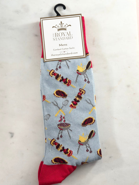 men's bbq socks