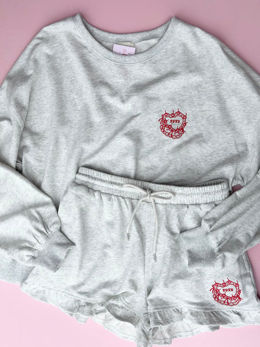 xoxo cake sweatshirt
