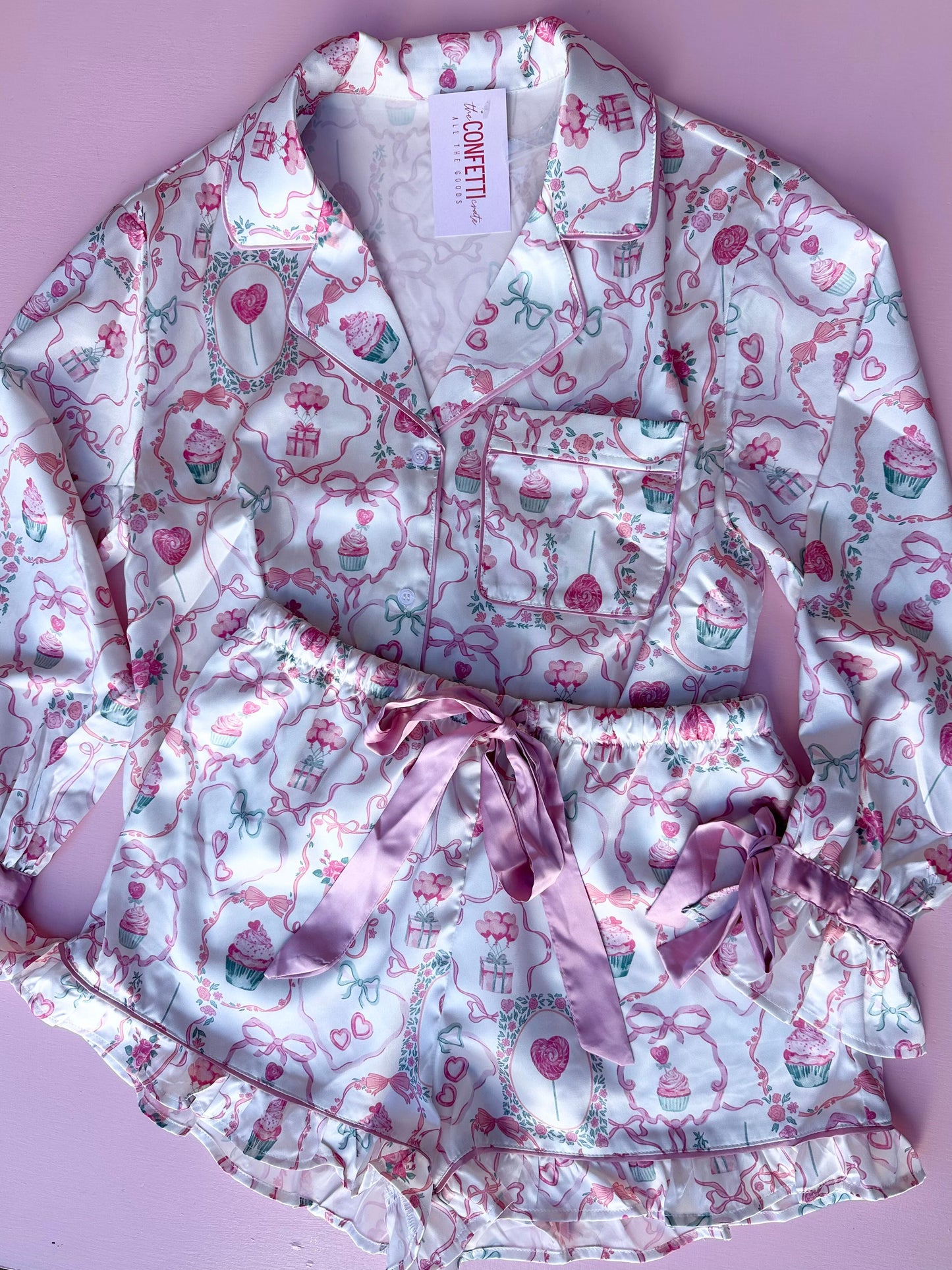 cupcakes and candy pjs