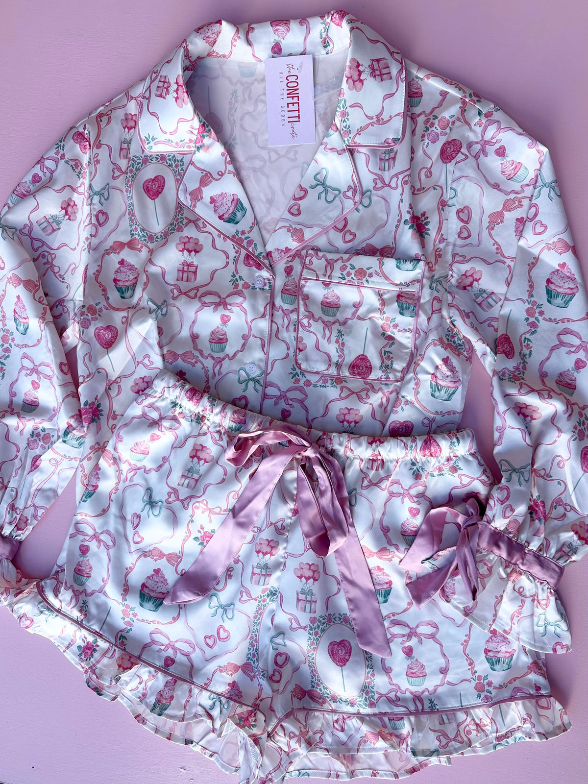 cupcakes and candy pjs