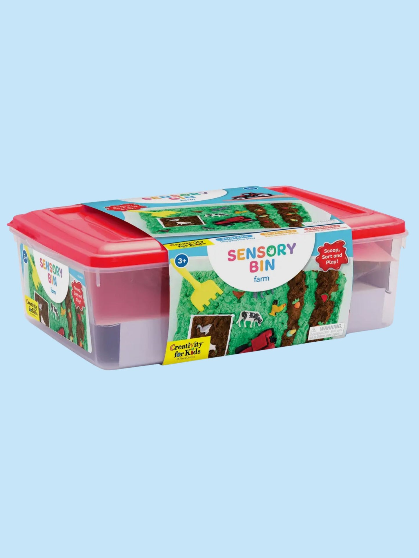 sensory bin farm