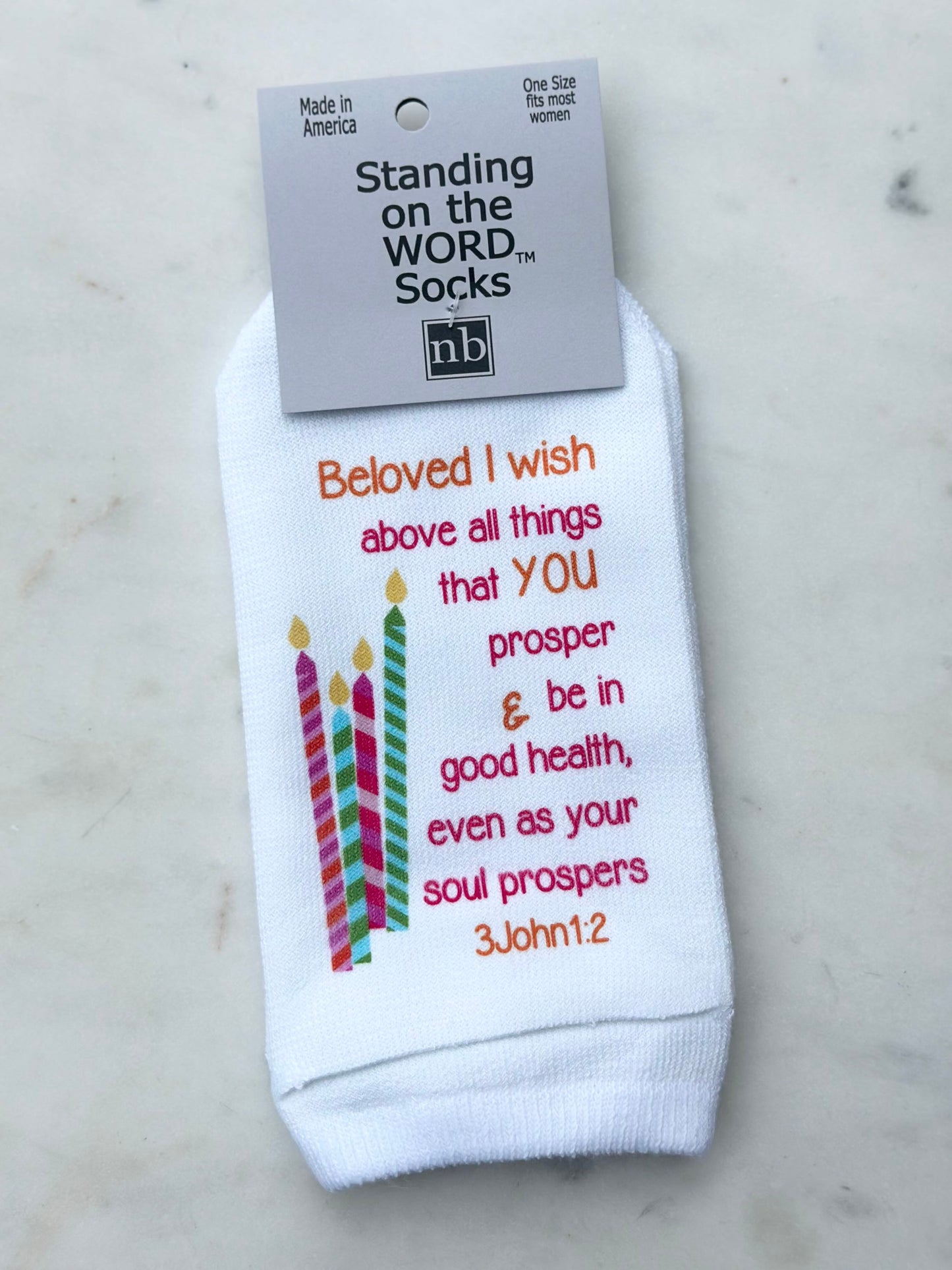 standing on the word socks - beloved i wish above all things