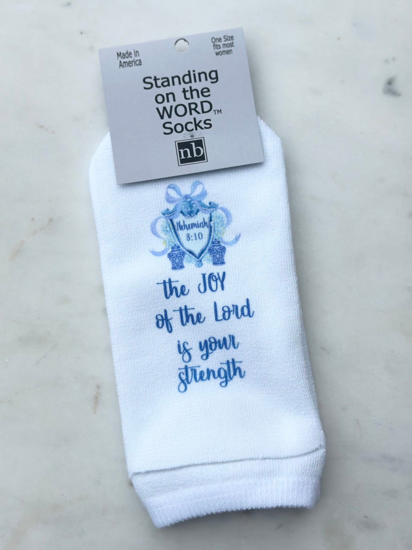 standing on the word socks - the joy of the Lord