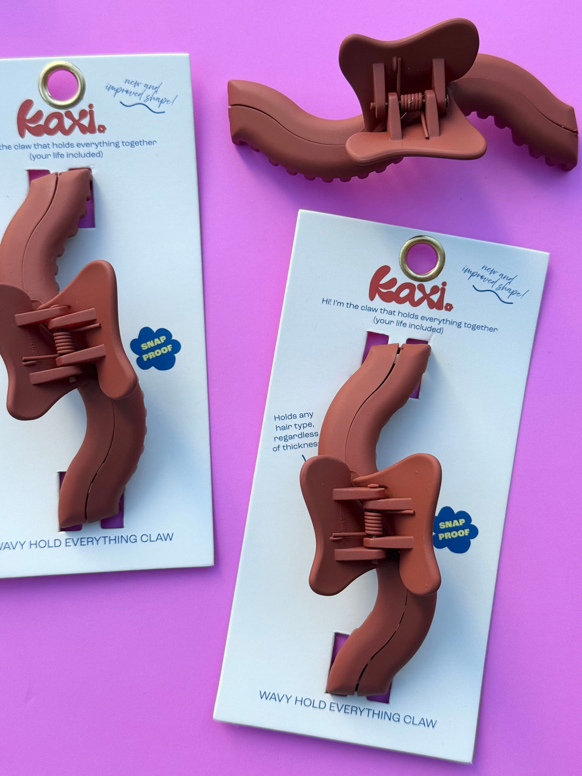 kaxi wavy hold everything - midi terracotta