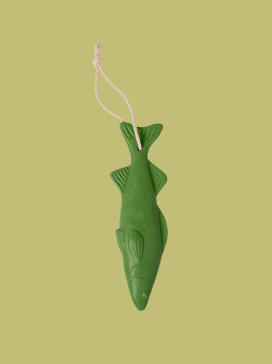 hook line and lather soap on a rope