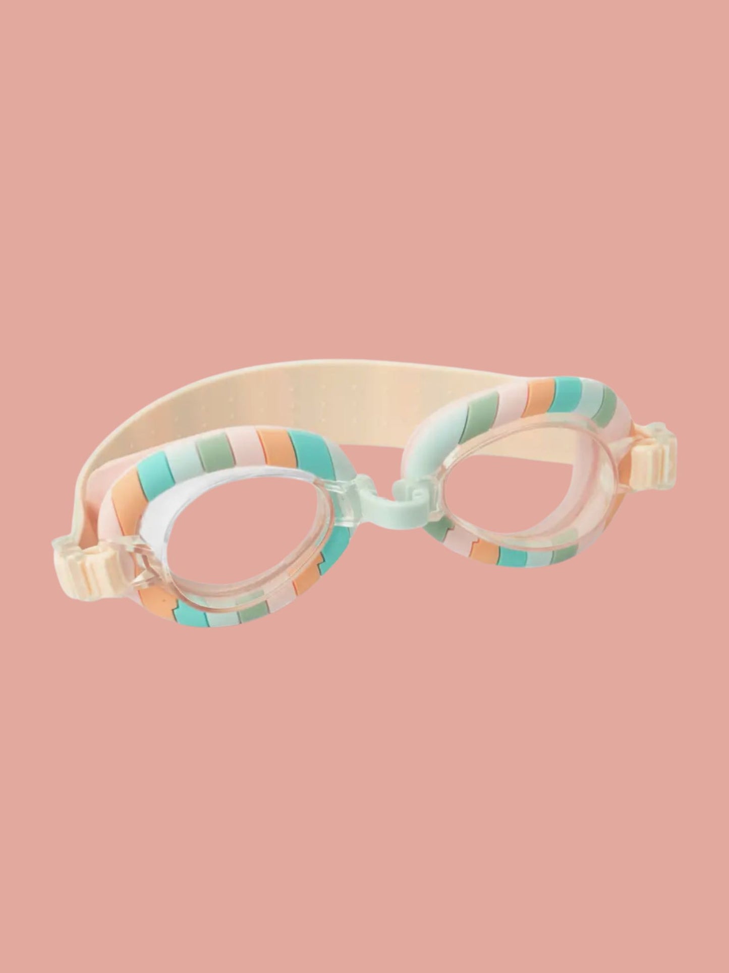 Juice Box Kids Swimming Goggles with Travel Case