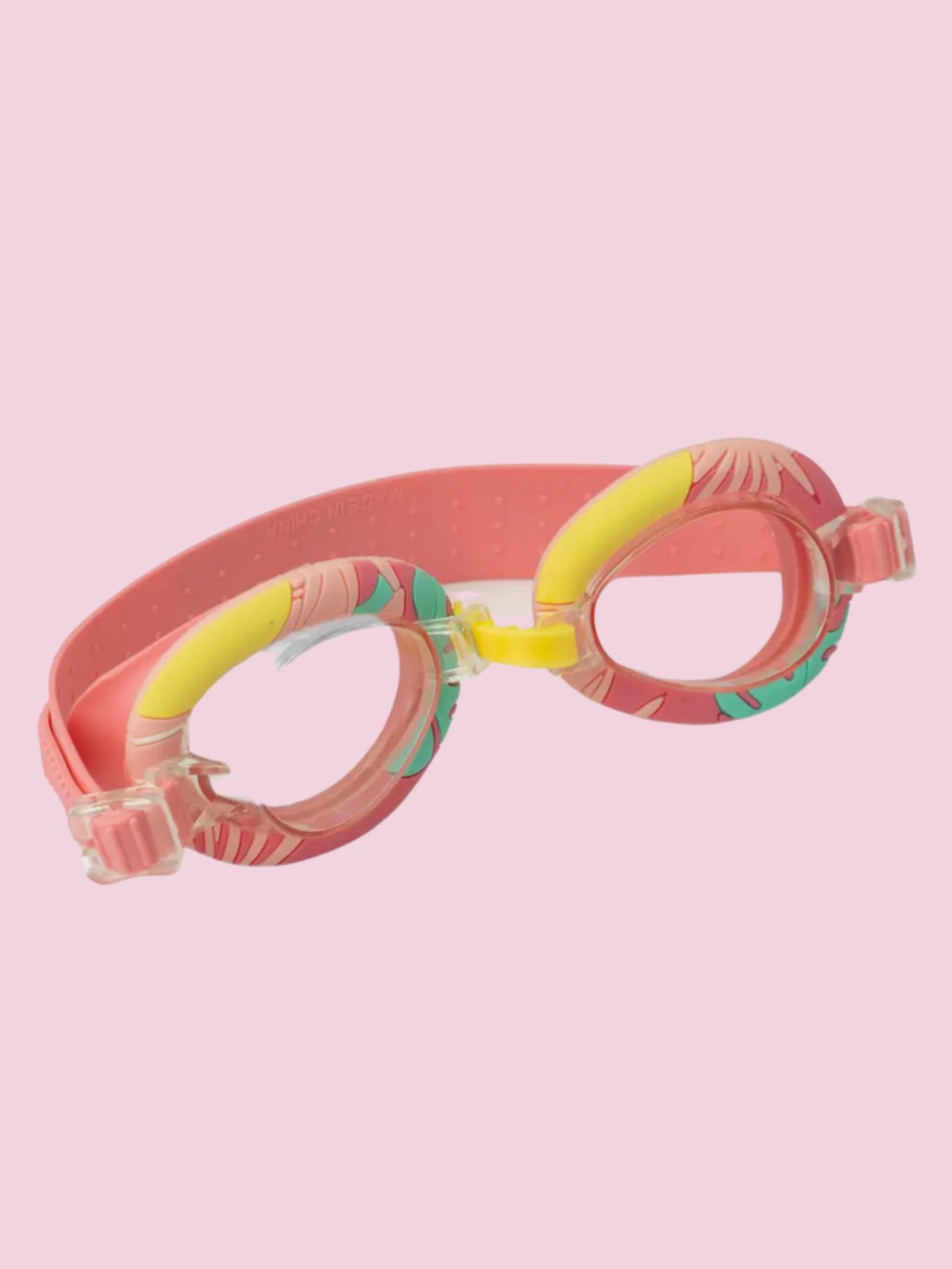 Juice Box Kids Swimming Goggles with Travel Case