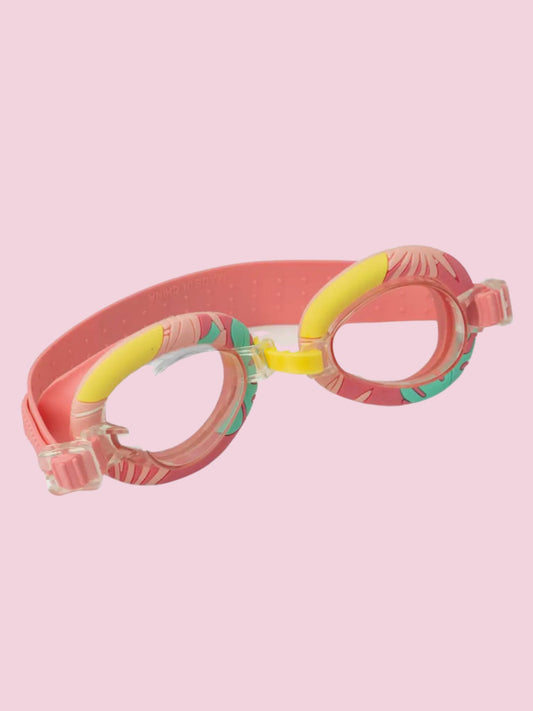 Juice Box Kids Swimming Goggles with Travel Case
