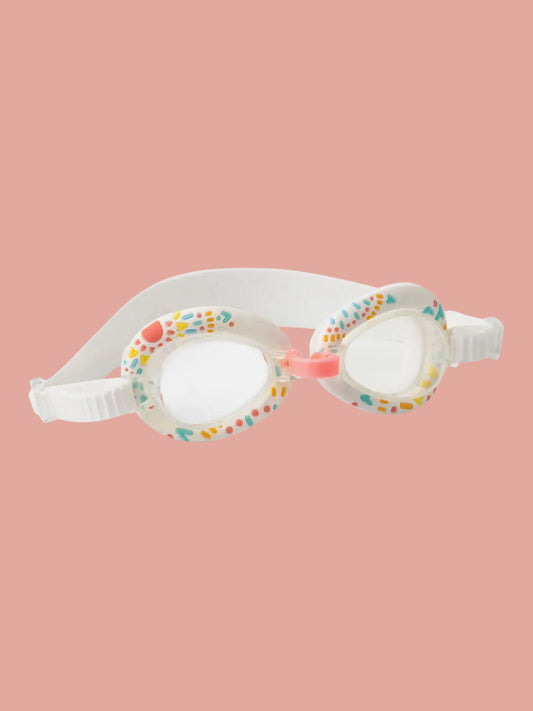 Juice Box Kids Swimming Goggles with Travel Case